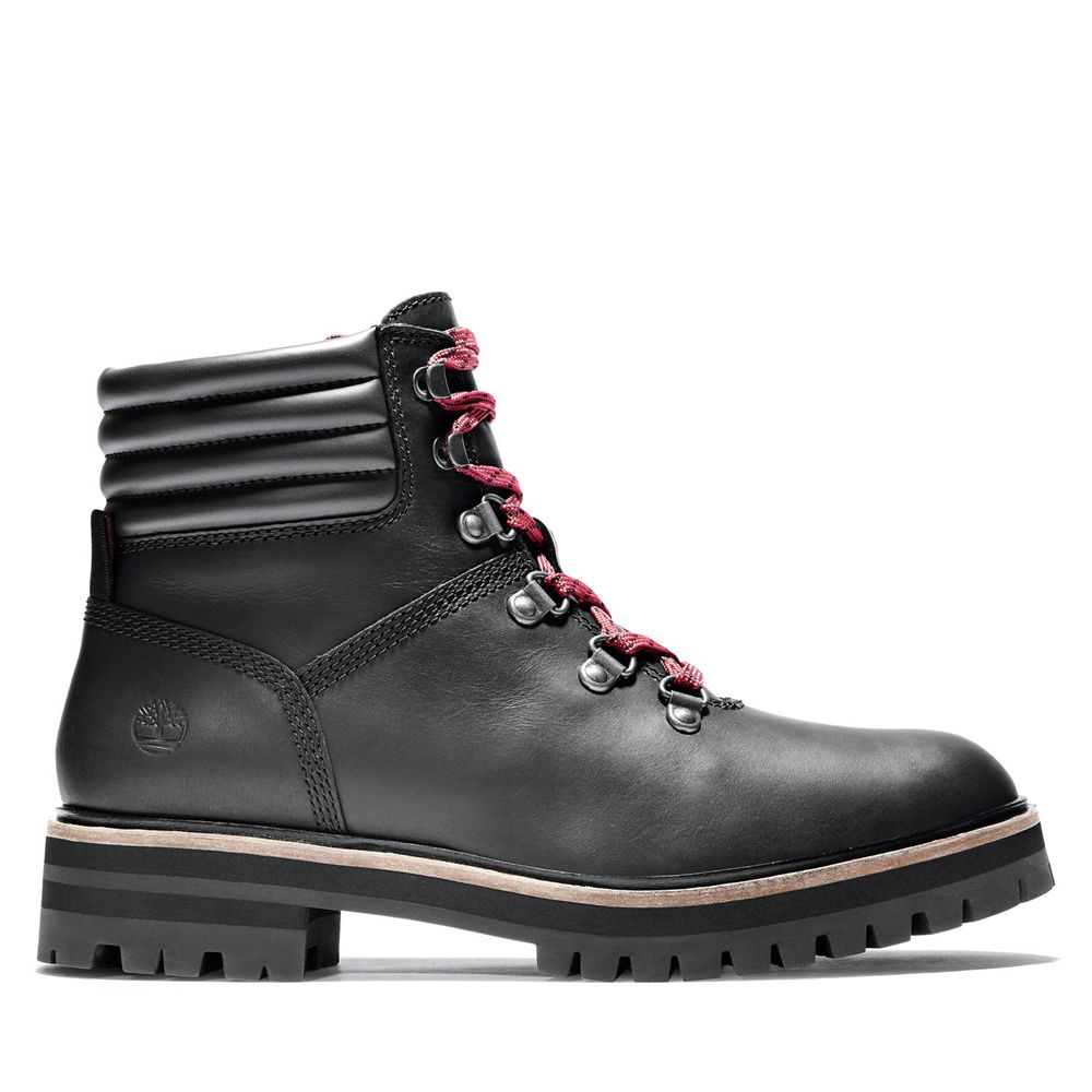 Botas de Amarrar Feminino - Timberland London Square - YSMRI9437 - Pretas